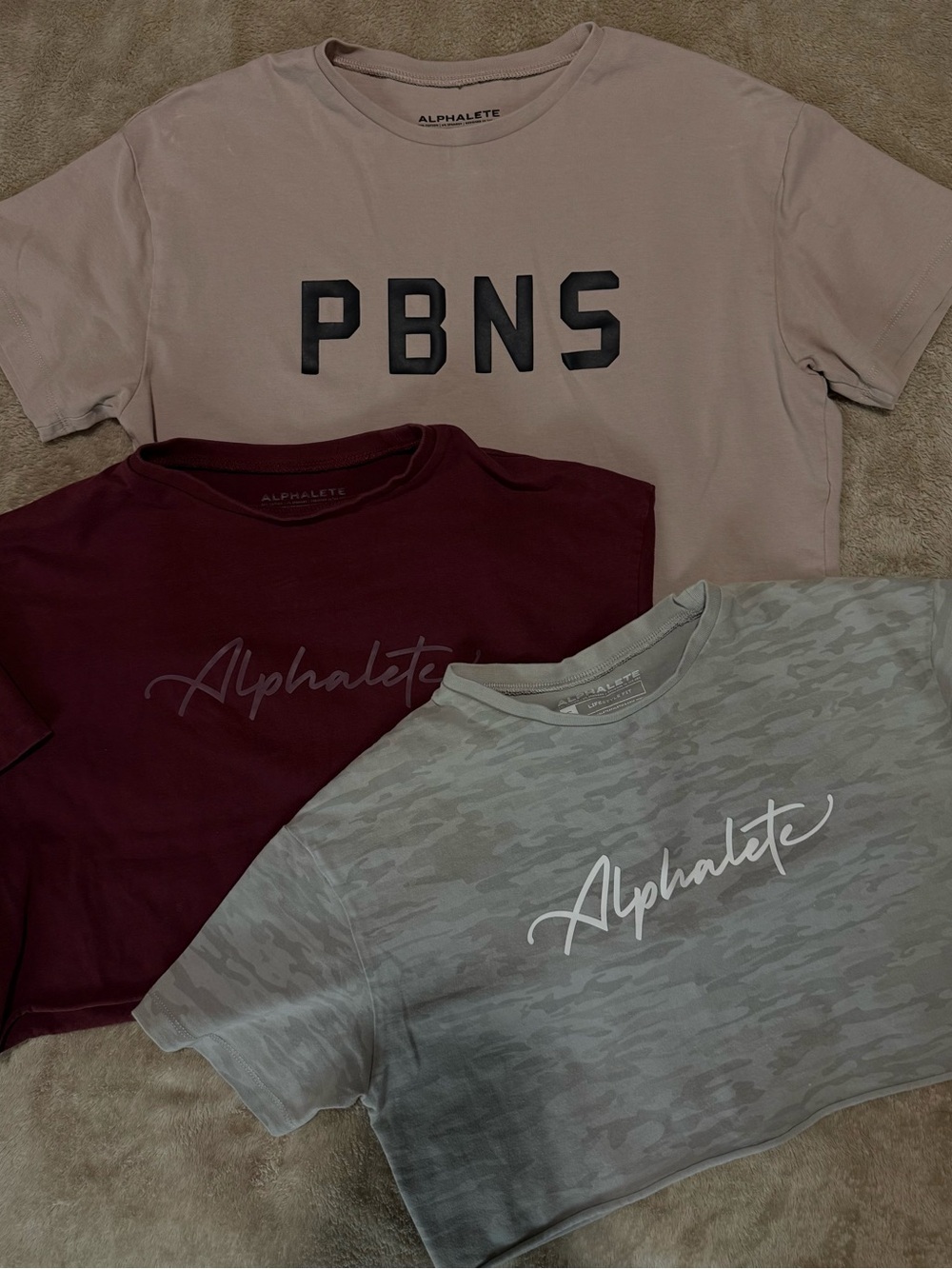 *BUNDLE* Alphalete women’s cropped logo t-shirt